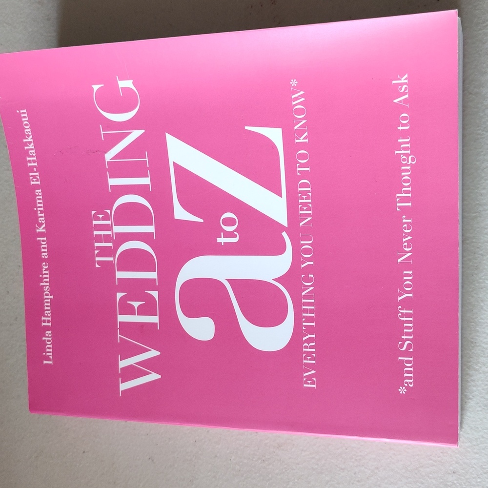 The wedding a to z everything you need to know